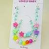 Набір "Квіткове Поле" Lovely Baby – дитяча підвіска та браслет Xuping, фото 2