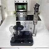 Занурювальний блендер 6в1 Zepline 1500Вт ручний блендер подрібнювач 0.6л блендер з підставкою на 10 швидкостей, фото 2