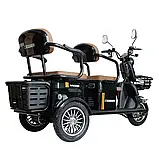 Електроскутер триколісний Crosser TR4 VAGON 800W 20AH, фото 4