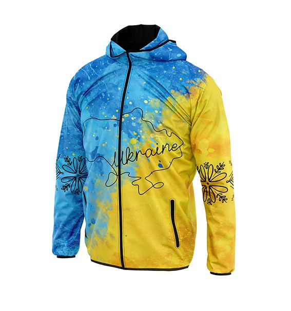 Куртка вітровка спортивна жіноча «Вільна Україна»