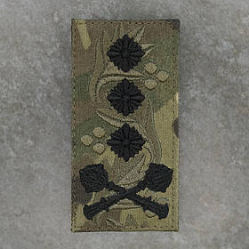 Погон генерал-лейтенант мультикам 10.0 х 5.0