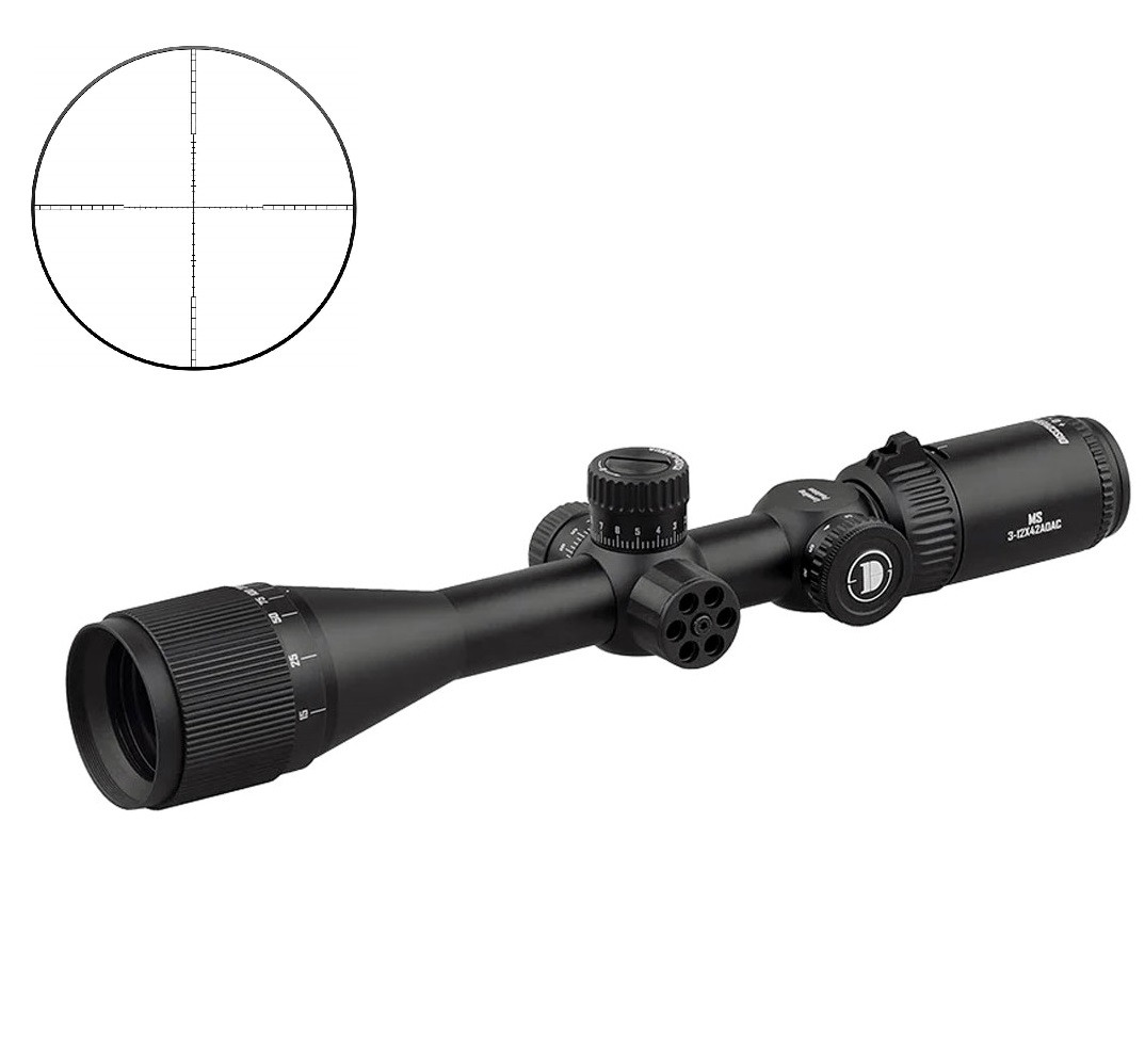Оптичний приціл Discovery Optics MS 3-12x42 AOAC (труба 25.4 мм, з підсвічуванням) для Magnum Airguns