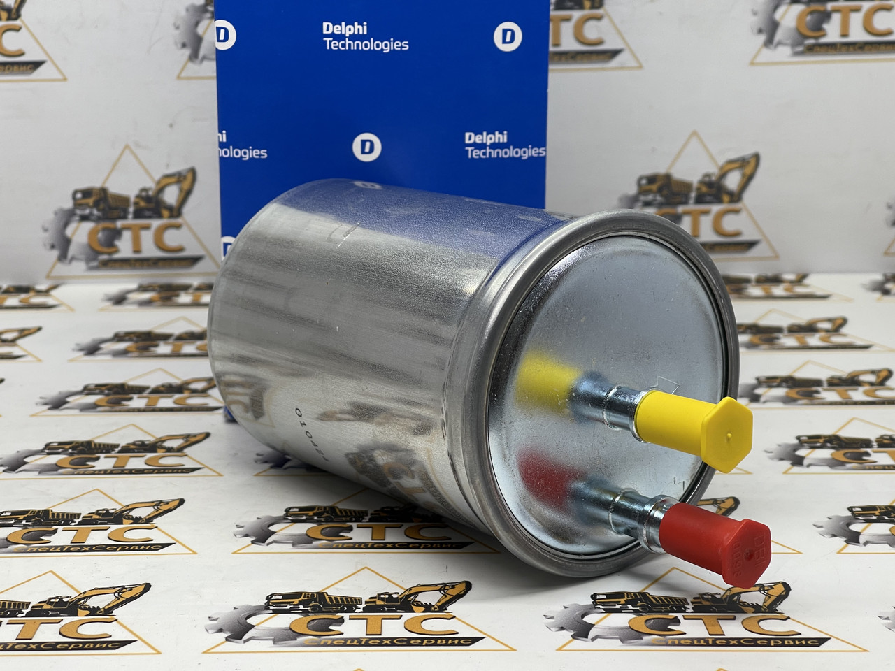 Фільтр паливний DELPHI (діаметр трубки 9.5 і 9.9 мм) для двигуна DIESEL MAX номер 320/07138, 320/A7269, фото 1