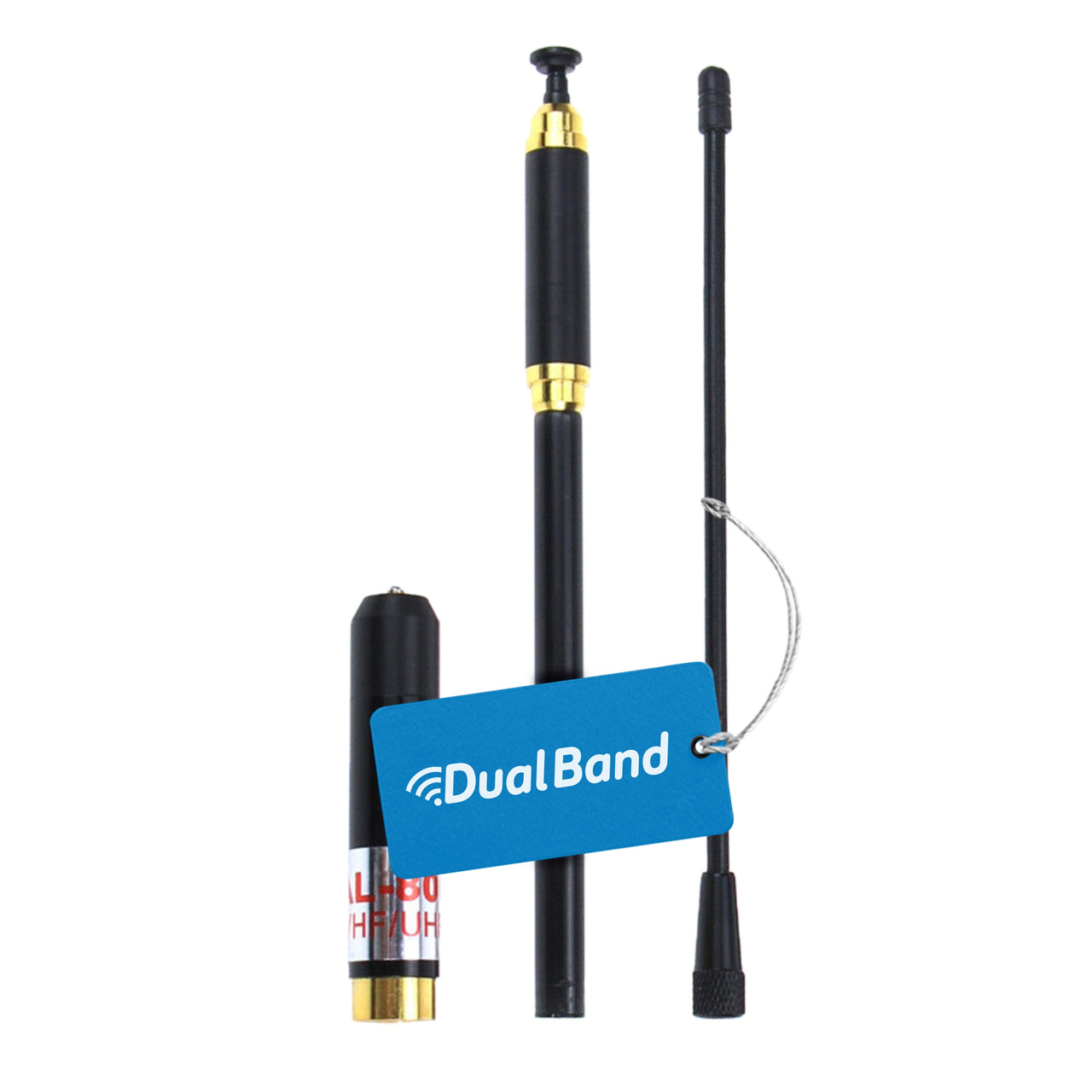 Антена PRYME AL-800 SMA-J VHF/UHF телескопічна