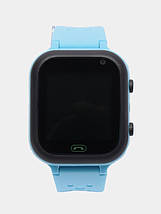 Дитячий розумний смарт-годинник з GPS Smart baby watch Q15 з камерою прослуховуванням сім-картою Блакитний, фото 6