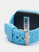 Дитячий розумний смарт-годинник з GPS Smart baby watch Q15 з камерою прослуховуванням сім-картою Блакитний, фото 5