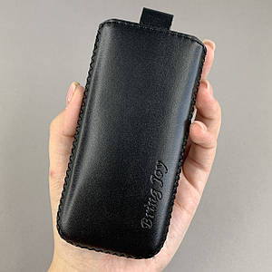 Чохол-кишеня для кнопкового телефону для Nokia 105 / 106 / 110 2023 (115 / 49 / 14.4 мм) чорний h6j