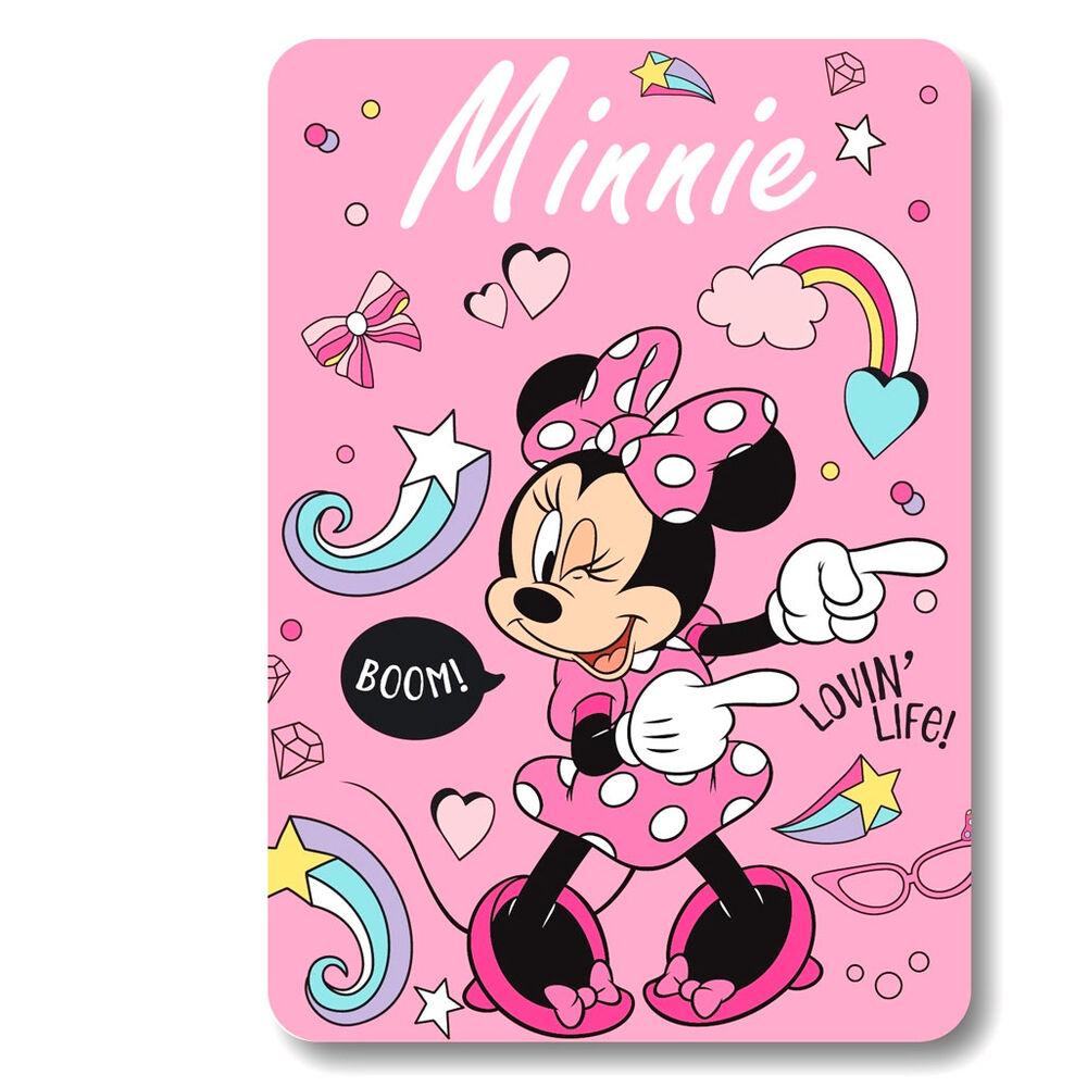 Дитячий флісовий плед Disney Мінні Маус 100х140 для дівчинки