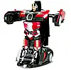 Трансформер машинка Bugatti Car Robot 1:12 ВЕЛИКА 30 СМ Червона, фото 3