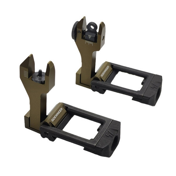 Відкидний цілик та мушка Sidewinder Picatinny