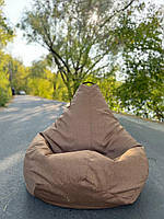 Крісло мішок, груша з рогожки XL 120х85 см Allter Studio