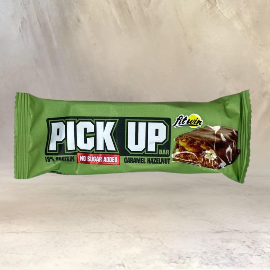 Батончик Pick Up без цукру карамель та фундук FitWin, 45 г