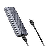 Зовнішня кишеня для SSD HOCO HB47A M. 2 Enclosure, сіра, фото 5