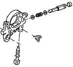 Маслонасос бензопил Husqvarna 585, 592XP