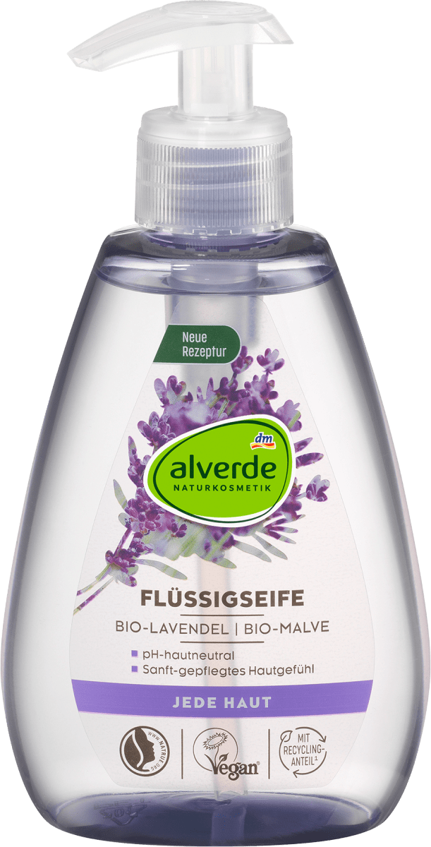 Рідке мило Alverde Naturkosmetik (Лаванда та мальва) 300 мл