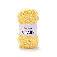 YarnArt ETAMIN (Етамін) № 461 жовтий (Пряжа акрилова, нитки для в'язання)