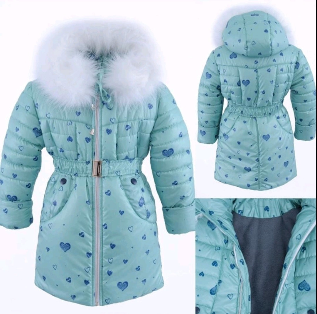 Куртка-пальто дитяча для дівчинки, фото 1