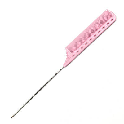 Гребінець з хвостиком Y.S.Park YS-132 Dolly Pink 250 мм (YS-132 Dolly Pink)