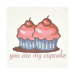 Набір для творчості алмазна картина Strateg Ти – мій кексик (JUB14419), розміром 18х18 см