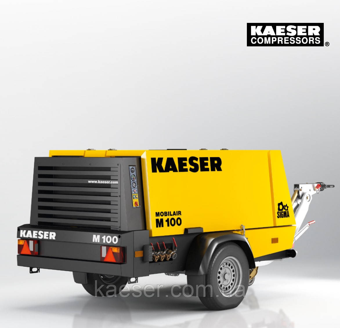 Пересувний дизельний компрессор KAESER M100 - 10,6 м3/хв 7 бар