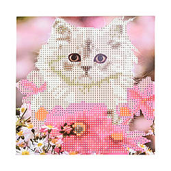 Набір для творчості алмазна картина Strateg Ніжний шарм (JUB20357), розміром 18х18 см