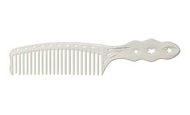 Гребінець з ручкою Y. S. Park Professional YS-H279 White, 205 мм (YS-H279 White)