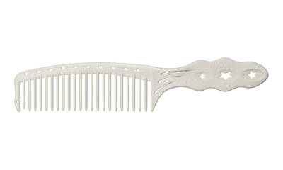Гребінець з ручкою Y. S. Park Professional YS-H279 White, 205 мм (YS-H279 White)