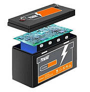 Акумулятор PowMr 100 А. 12.8 В. (1200 Вт·час) LiFePO4, для будинку, котла, сонячних батарей, фото 4
