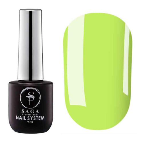 Вітражний топ без липкої кулі Saga Glass Top №02 (жовтий), 9 мл