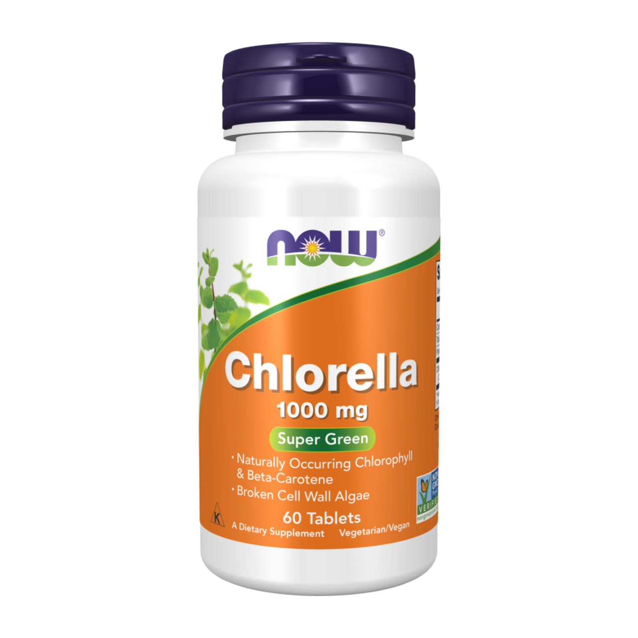 Хлорелла Chlorella Now Foods 1000 mg у таблетках №60