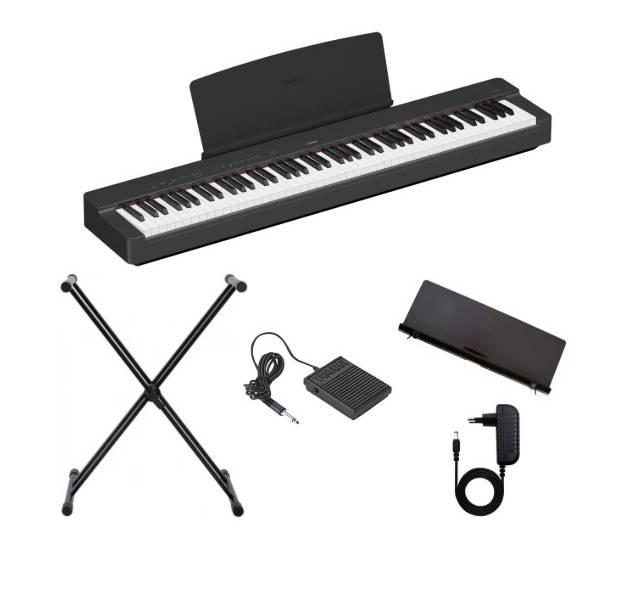 Цифрове піаніно Yamaha P-225 з педаллю і стійкою Black, фото 1