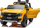 Дитяча акумуляторна машинка Ford Ranger LIFT Жовта, фото 2