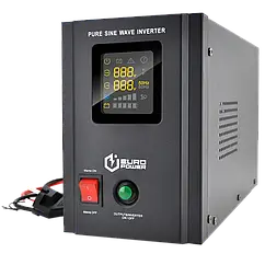 Europower PSW-EPB800TW12 ДБЖ з правильною синусоїдою (480 Вт) 5/10А, під зовнішню АКБ