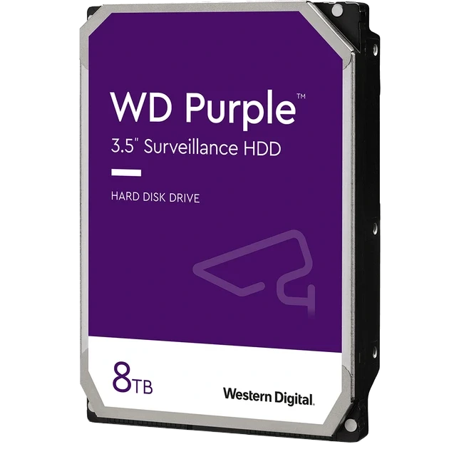 Western Digital Purple 8TB 5400rpm 256MB WD85PURZ 3.5 SATA III Накопичувач HDD