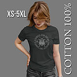 Футболка унісекс Stedman з принтом КОЛОРАДО КРУГ XS чорна, фото 4