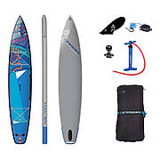 Надувна SUP дошка Starboard Inflatable 12’6” x 28” x 4.75” Touring S (Tikhine) Wave Deluxe SC 2022/2023, Blue (2012220601005)