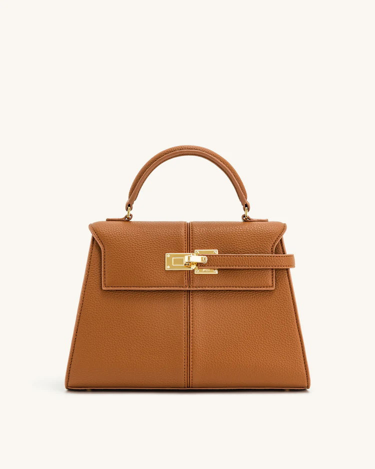 Жіноча сумка Jw Pei Elise Large Top Handle Bag - Brown (коричнева) ОРИГІНАЛ
