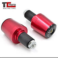 Грузики для керма мотоцикла точені червоні