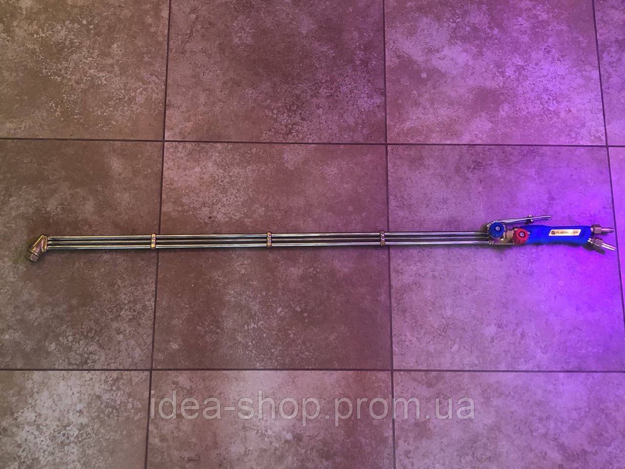 Р3 ДОnoМЕТ374У Різак для ручного кисневого різання тип Р3 (А, М, П; L-1200 мм, без мундштука,головка 120*, важіль), фото 1