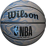 Баскетбольний м'яч Wilson NBA Forge Pro UV (унікальний м'яч – хамелеон, розмір 7) WZ2010801XB7, фото 2