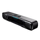 Акустика BASEUS Aequr DS10 Mini Soundbar (battery) |BT5.3, AUX/USB, OTA, RGB, 2.5Wx2| чорна, фото 5