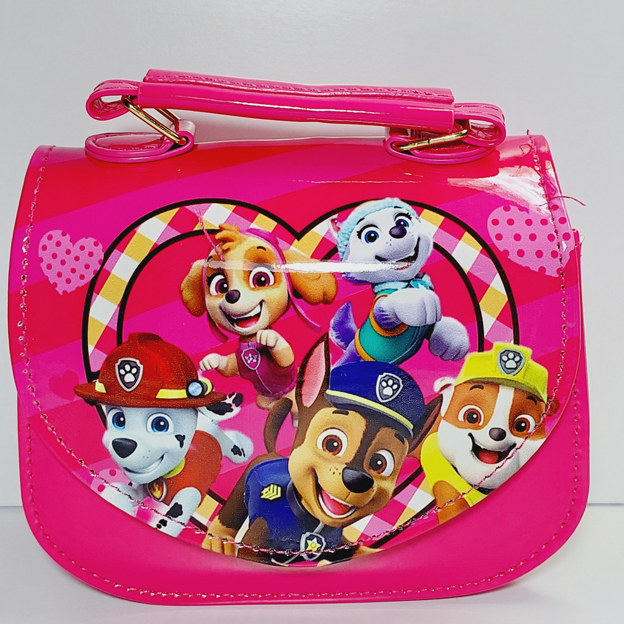 Дитяча лакова малинова сумочка Скай і Еверест 9905, фото 1