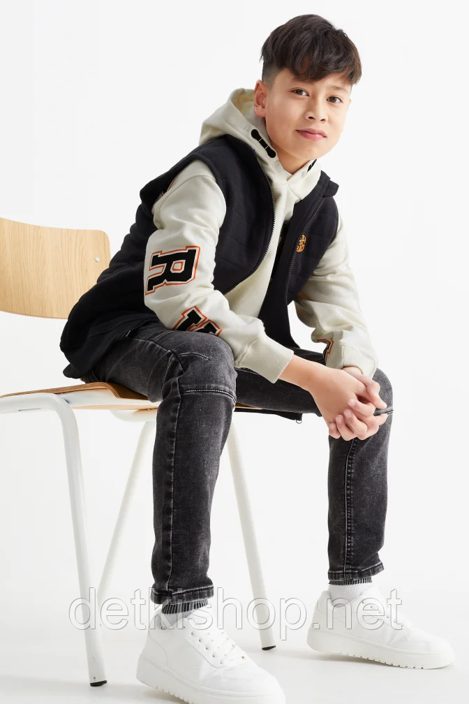 Комплект толстовка і жилет для хлопчика 134 см (9Y), фото 1
