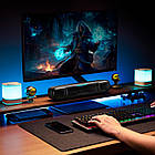 Акустика BASEUS Aequr DS10 Mini Soundbar |BT5.3, AUX/USB, OTA, RGB, 2.5Wx2| чорна, фото 10