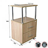 Візок косметологічний з шухлядами ВКШ-02, фото 4