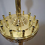 Підсвічник на 18 свічок (труба без конуса, латунь), фото 3