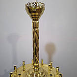 Підсвічник на 18 свічок (труба без конуса, латунь), фото 2