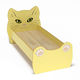 Ліжко ясельне з бортиками Кошеня з малюнком DS-200, фото 2