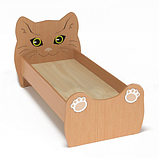 Ліжко ясельне з бортиками Кошеня з малюнком DS-200, фото 4