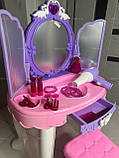 Косметичний столик трюмо зі стільчиком (13 предметів), фото 6